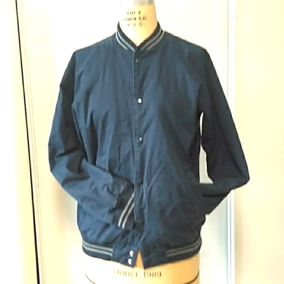 Navy varsity jacket - Picture 1 of 3